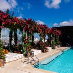 Rooftop Pool Deck Cabanas