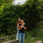 couple standing together outdoors
