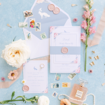 Floral Wedding Suite for a Wedding at the Ledges in Huntsville, Alabama