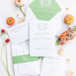 Wedding Stationery for a wedding in Harvest, Alabama at the White Azalea Estate