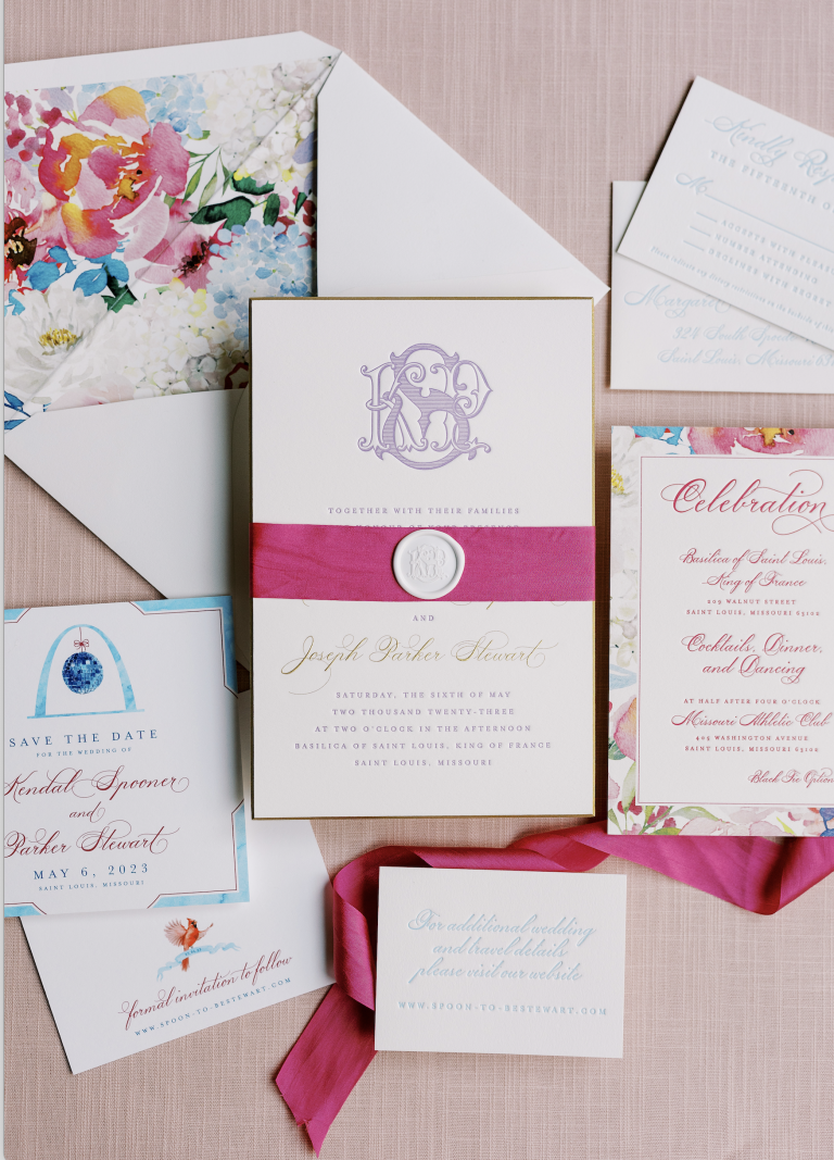 Ledgewood Fine Stationery Invitations for Wedding in Saint Louis, Missouri