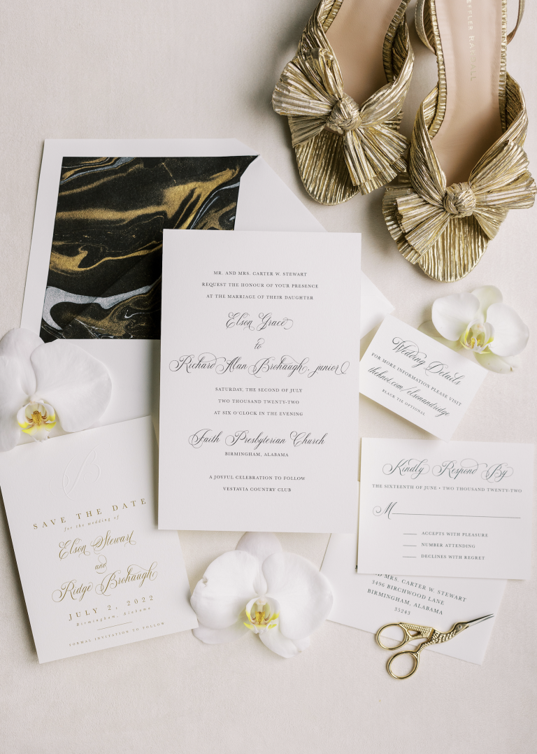 Ledgewood Fine Stationery Wedding Suite Birmingham, Alabama