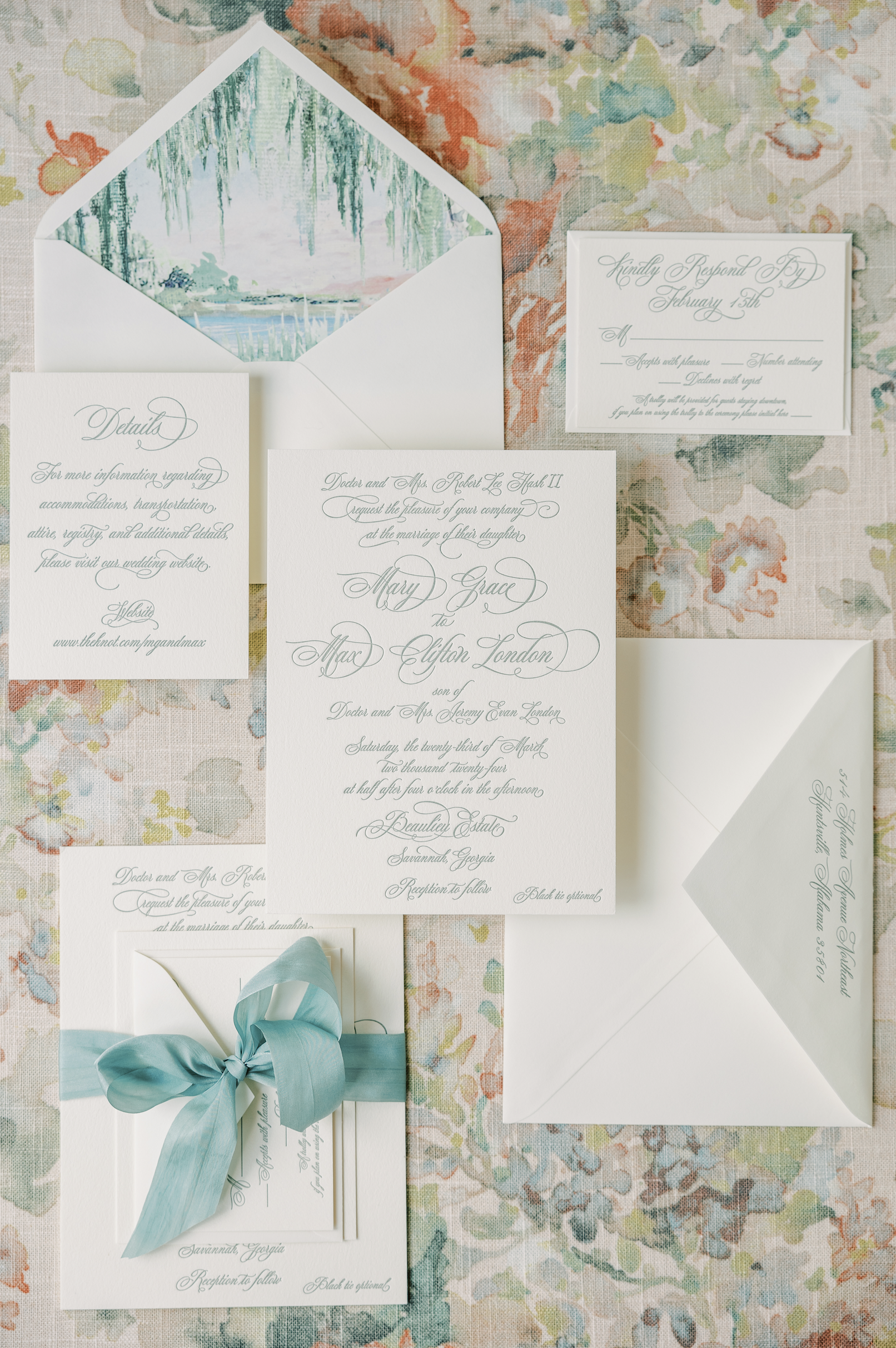 Colorful Wedding Stationery