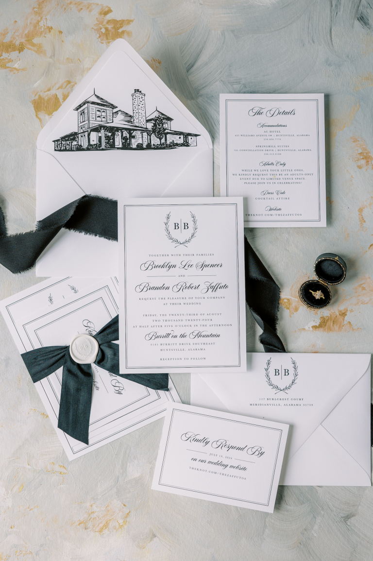 Wedding Suite for wedding at Burritt on the Mountain