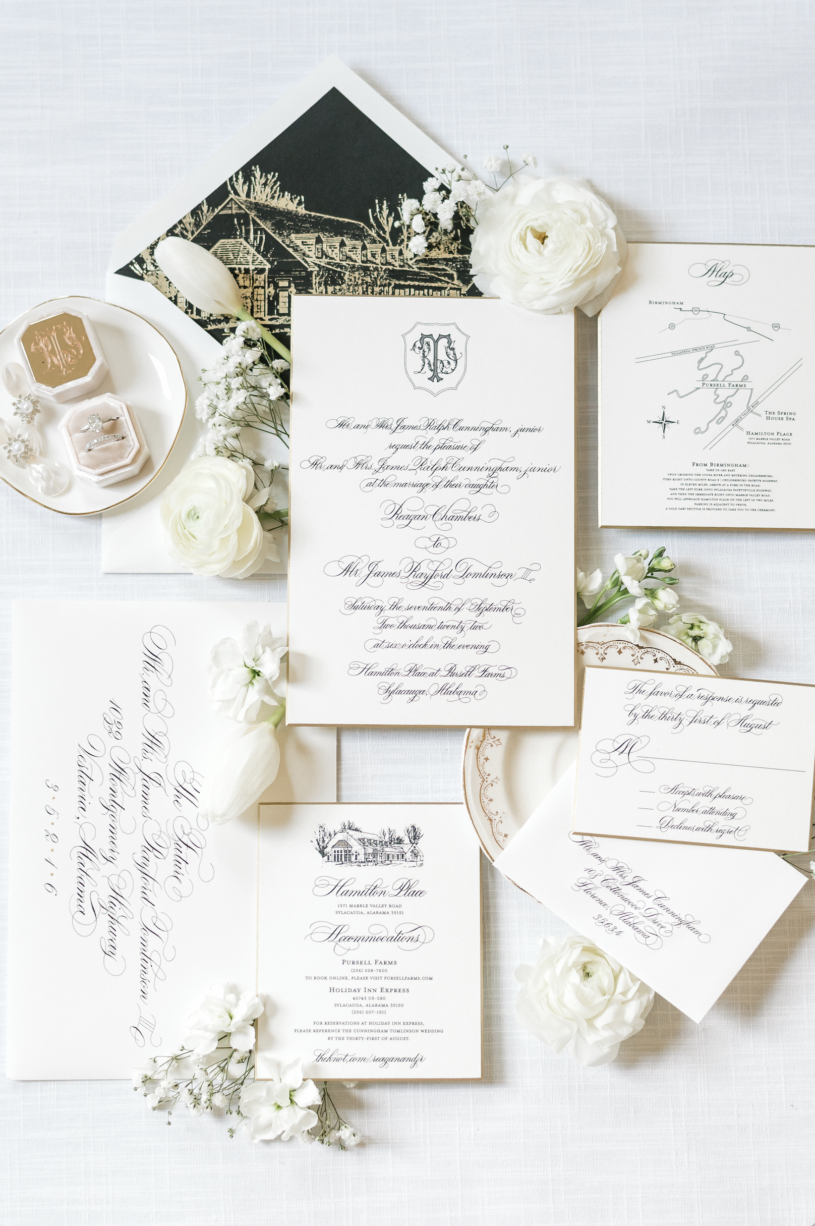 Pursell Farms Wedding Stationery