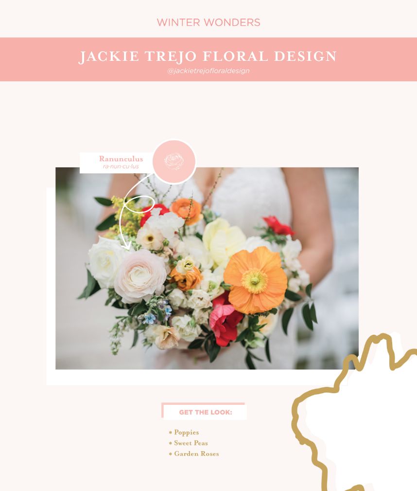 seasonal blooms - which wedding flowers for which season