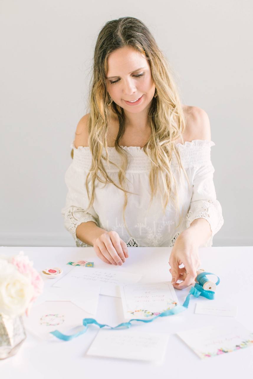 houston invitation designer paper tie affair