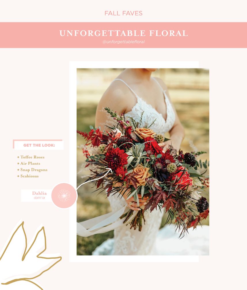 seasonal blooms - which wedding flowers for which season