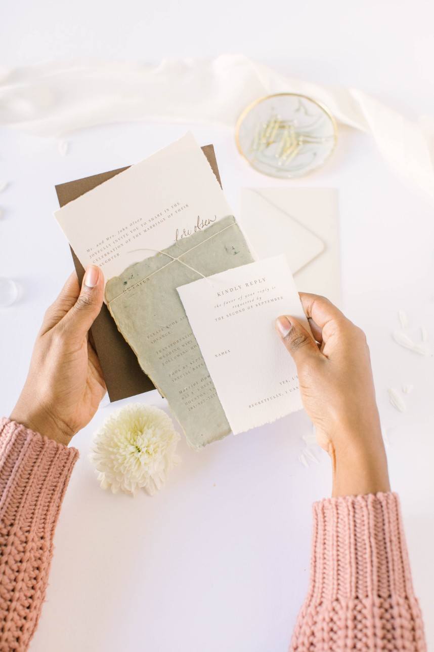 houston wedding invitation designer memory lane paperie