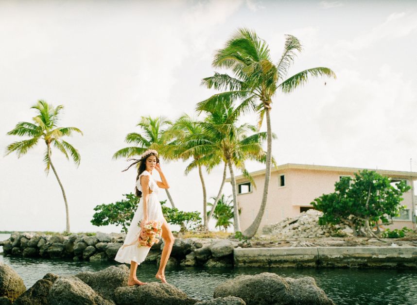 Texas beach wedding