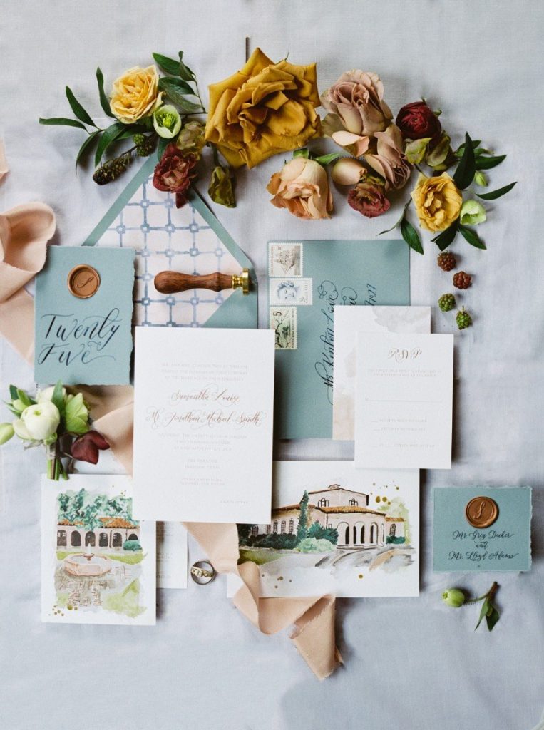 brassy and blue wedding walkthrough with houston wedding planner jennifer laura design