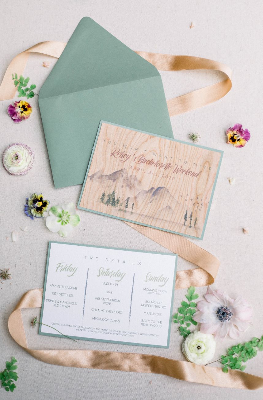 mountain invitation