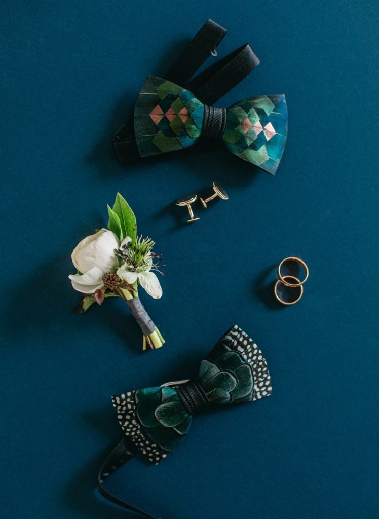 berings feather bow ties