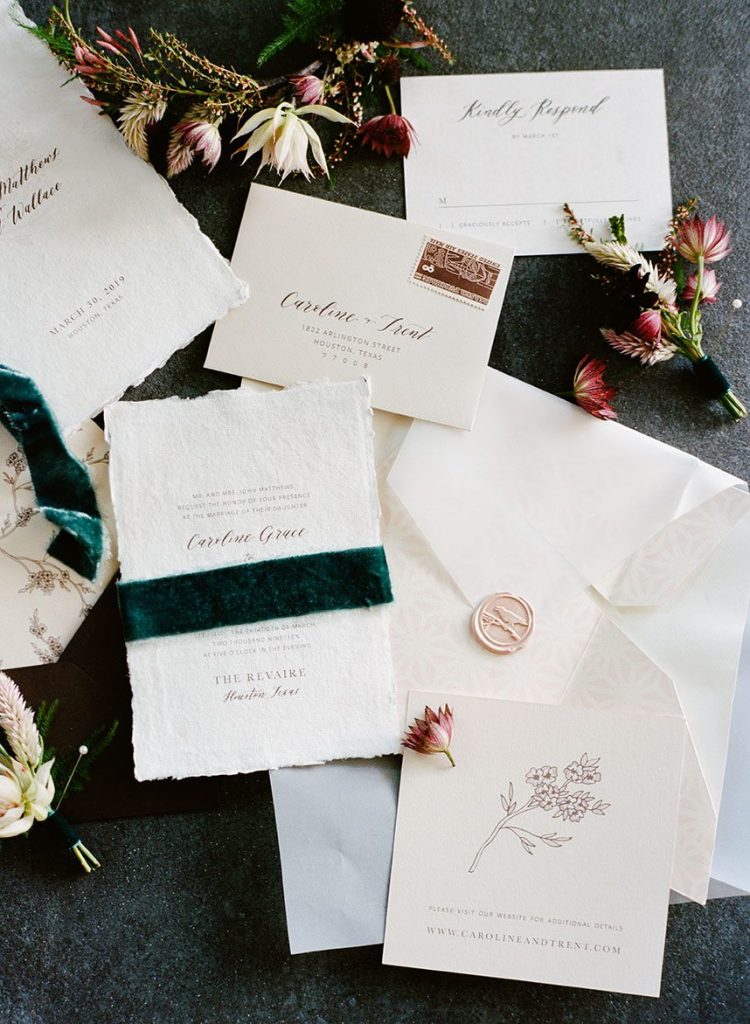 houston wedding invitation designers