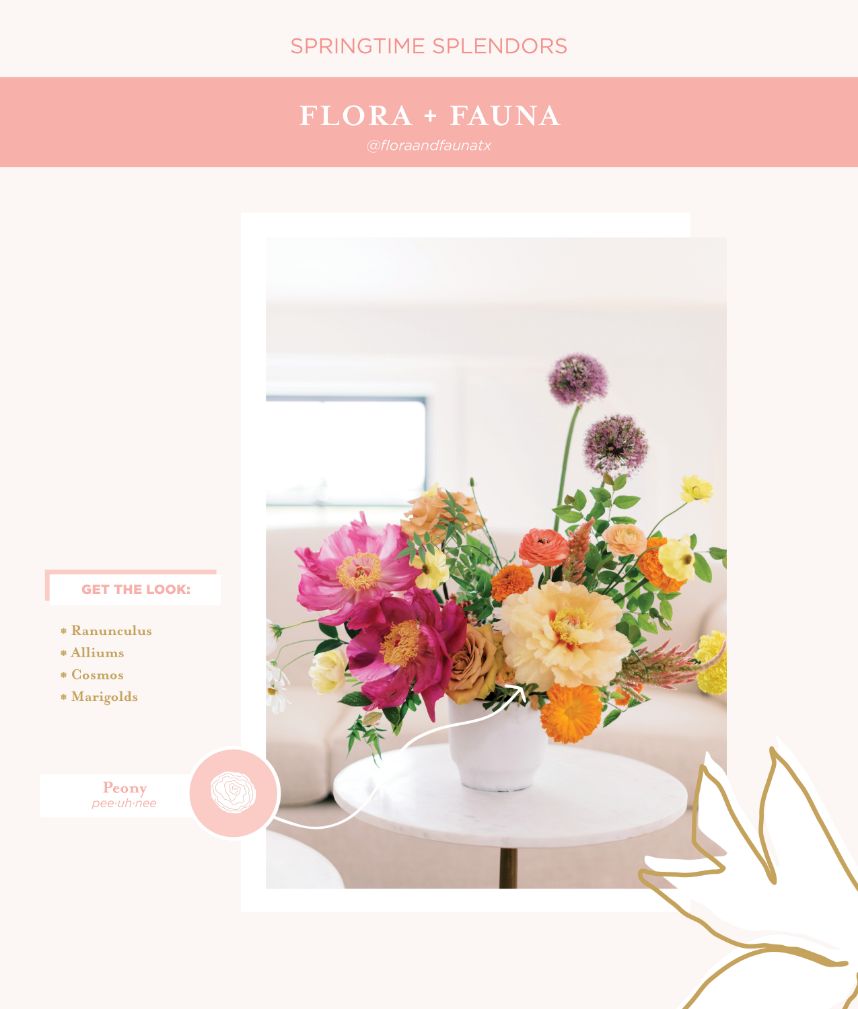 seasonal blooms - which wedding flowers for which season