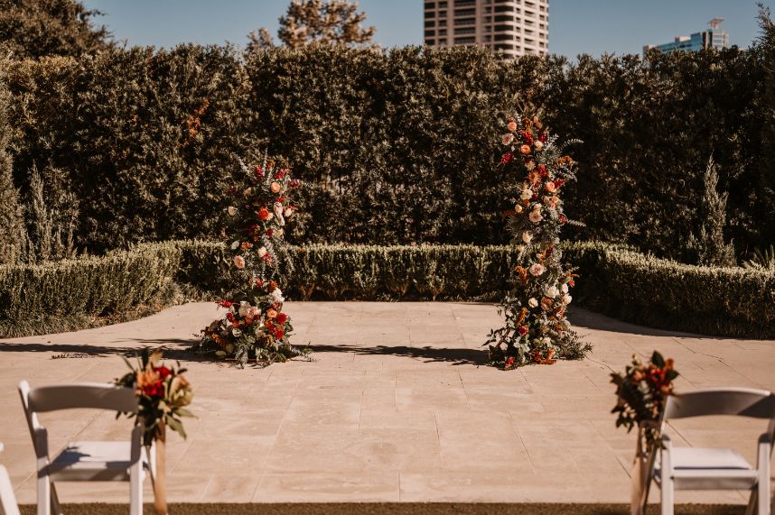 boho wedding arch