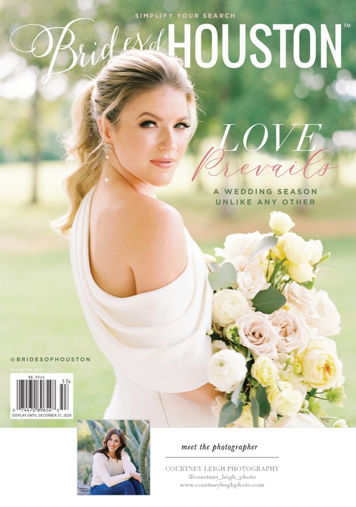 fall/winter 2020 cover brides of houston