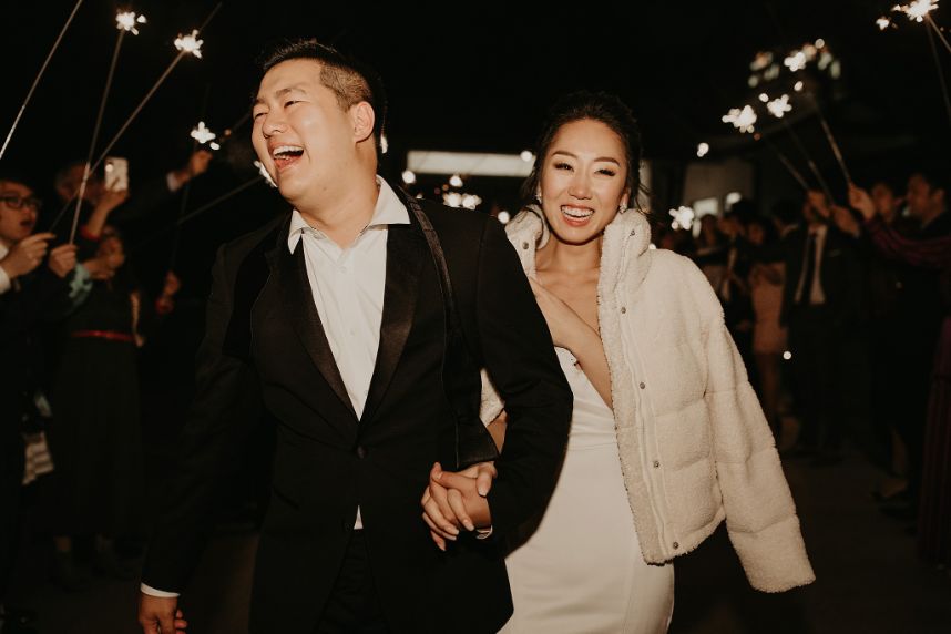 late night wedding