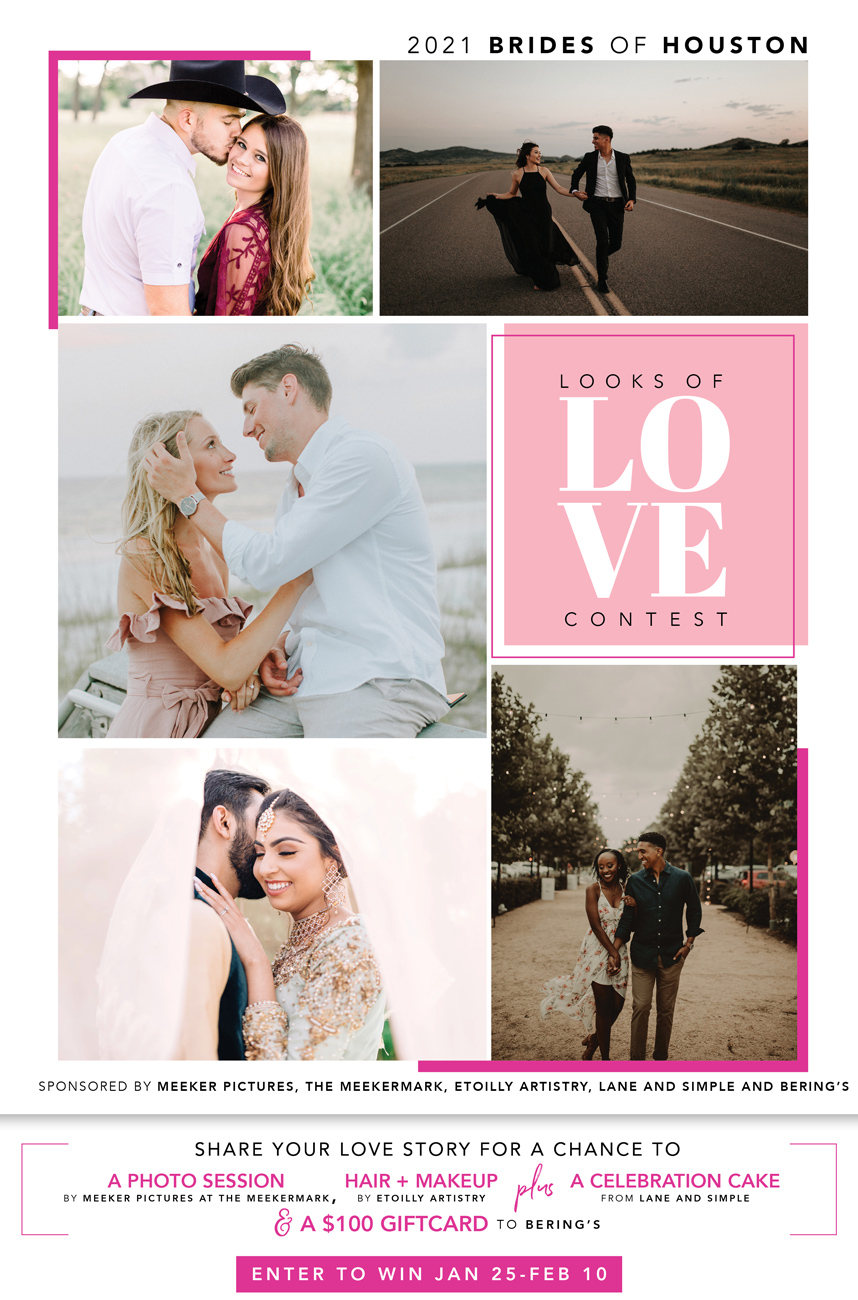 brides of houston 2021 looks of love contest
