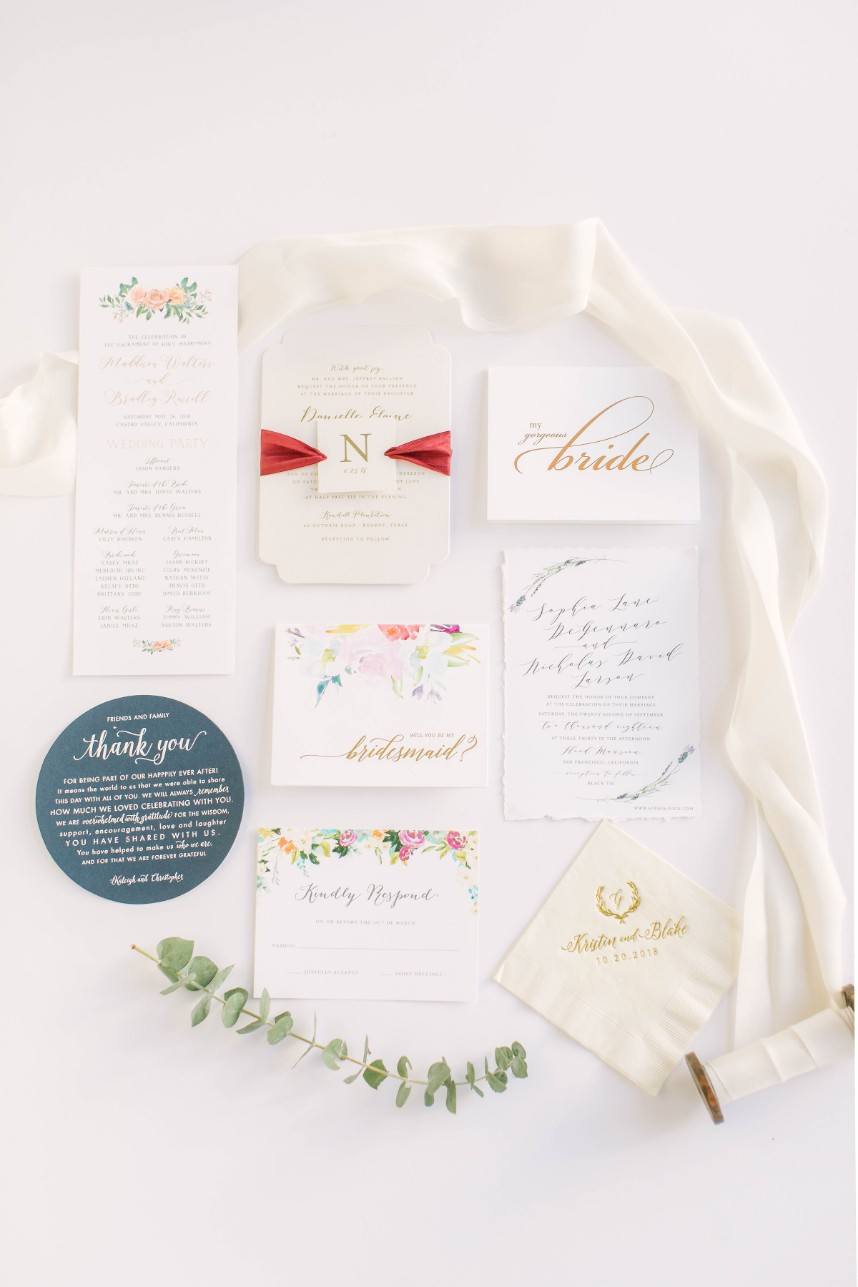 houston invitation designer paper tie affair