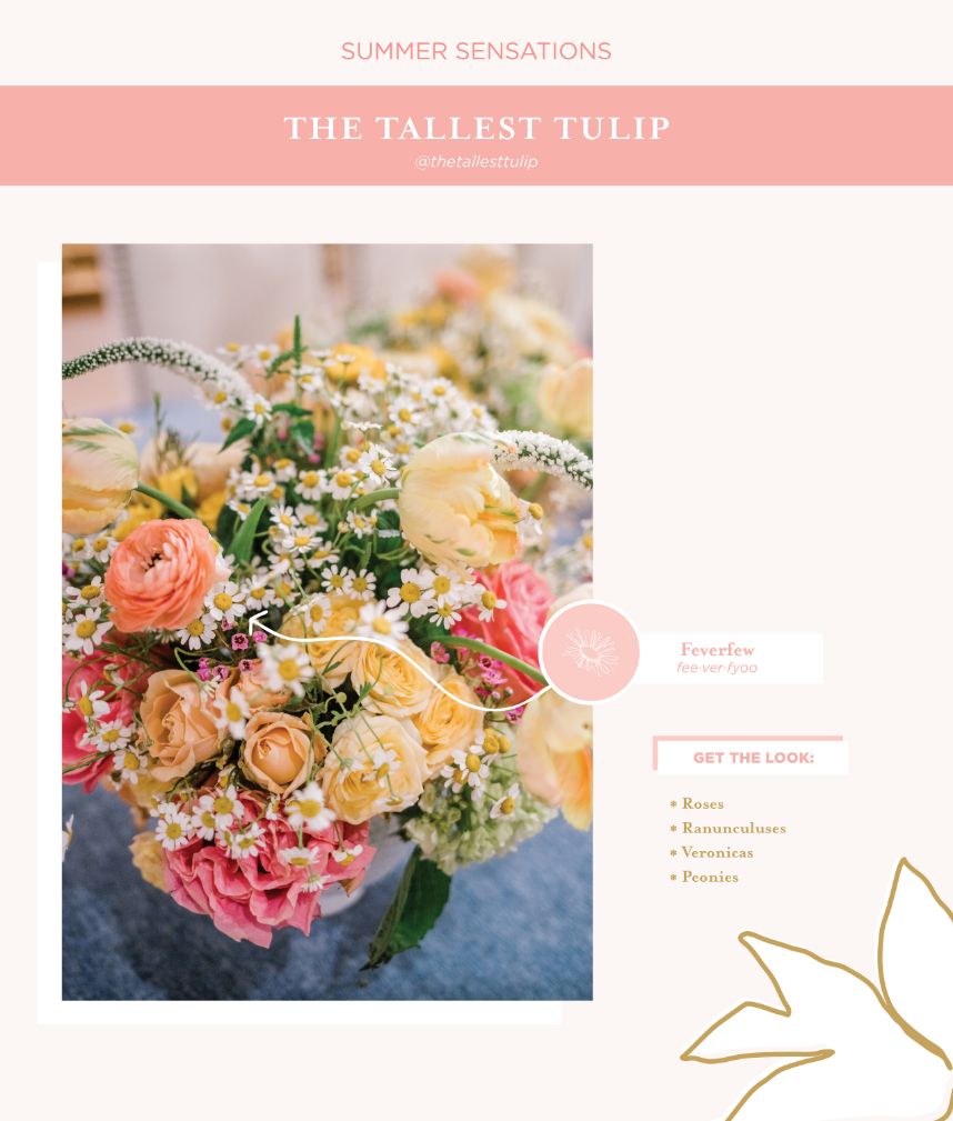 seasonal blooms - which wedding flowers for which season