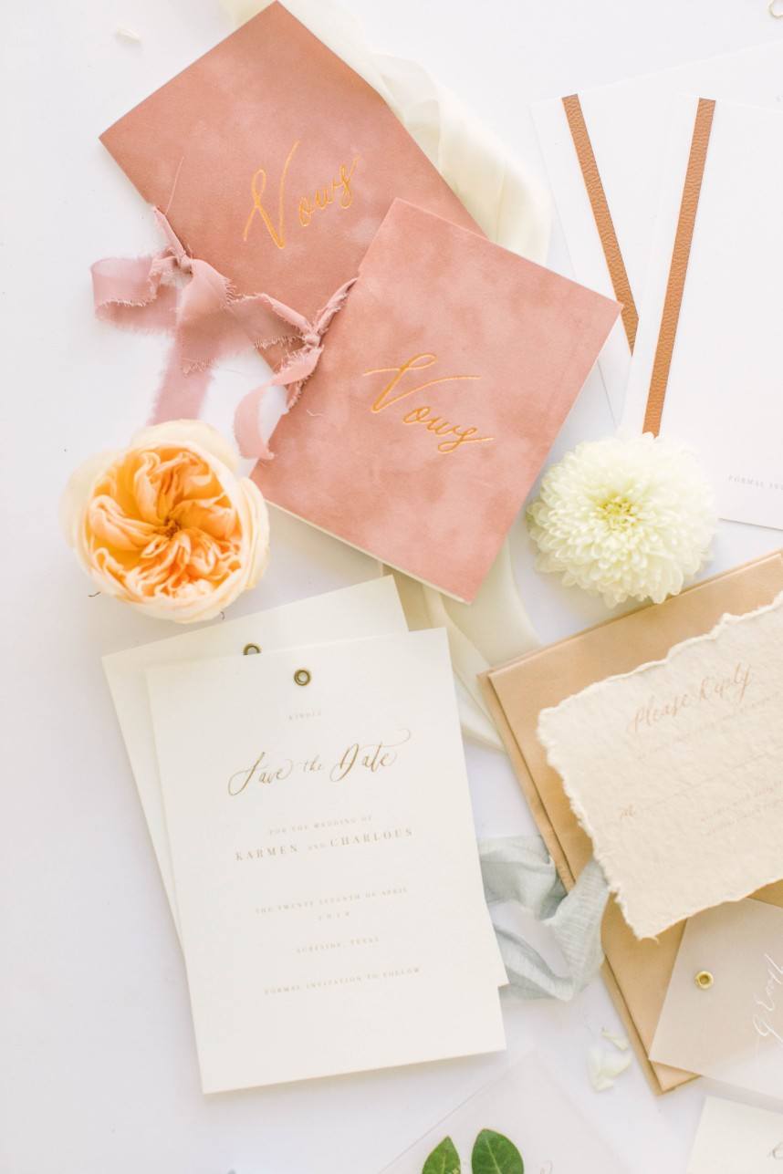 houston wedding invitation designer memory lane paperie