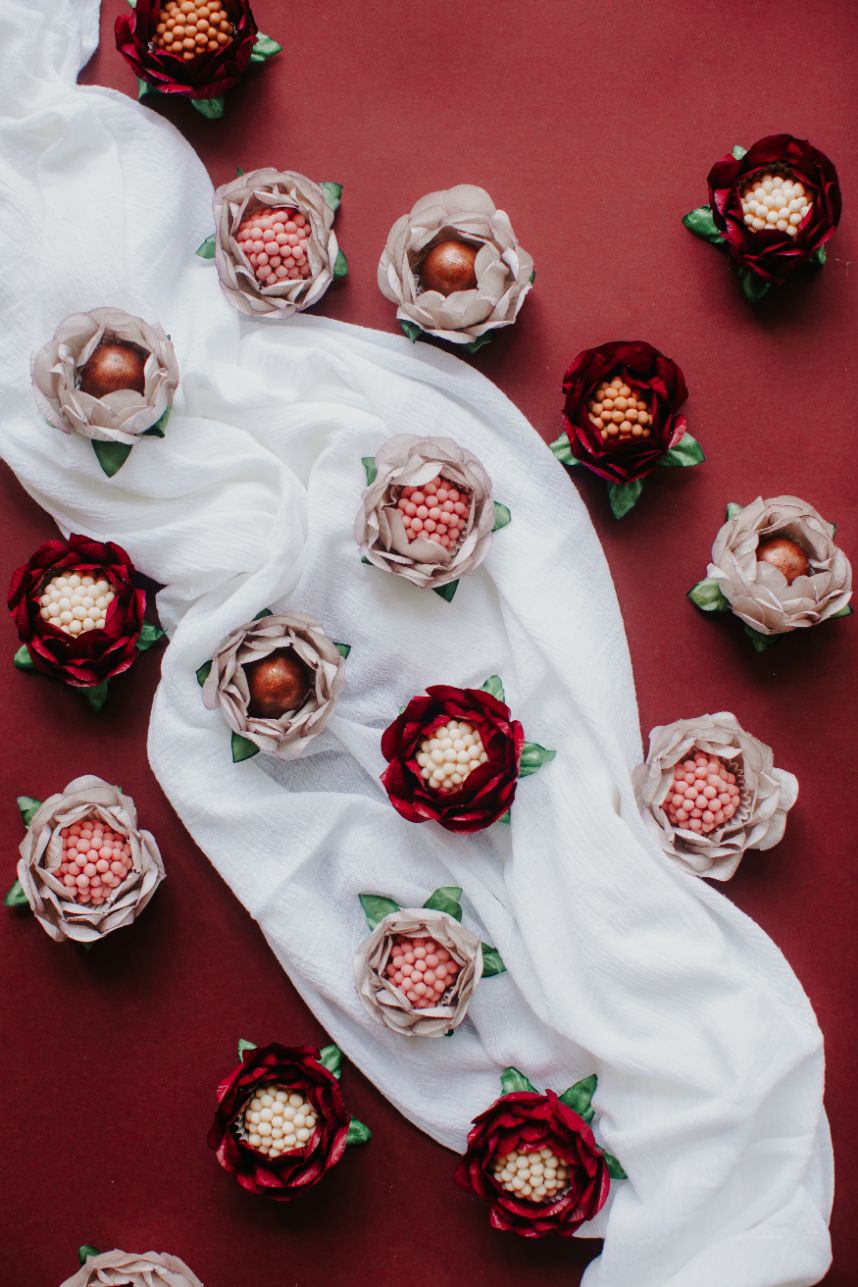 perfect palette: color-coordinating details in varying shades