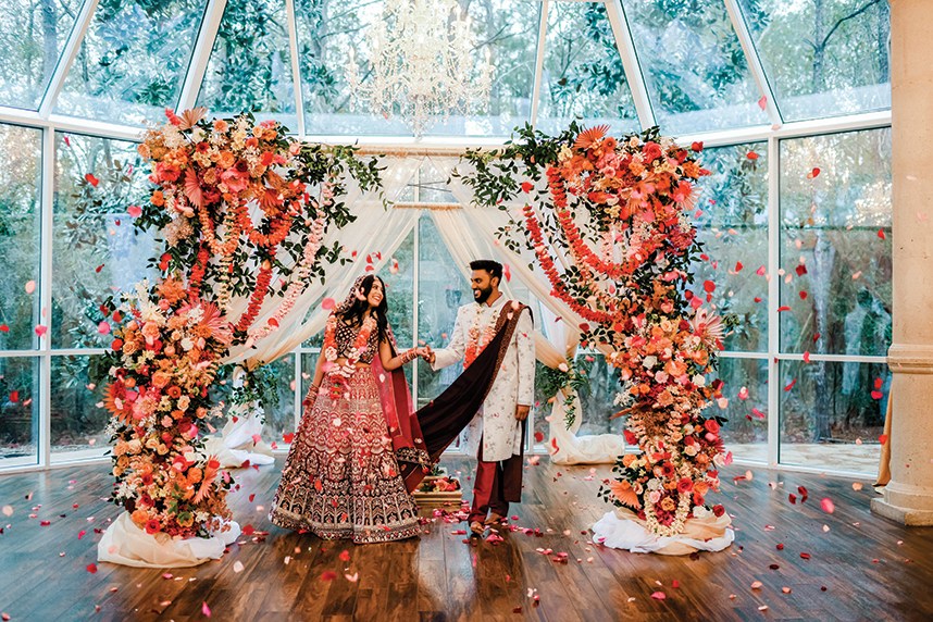 Fall in Love with This Elegant Traditional Indian Wedding Ceremony