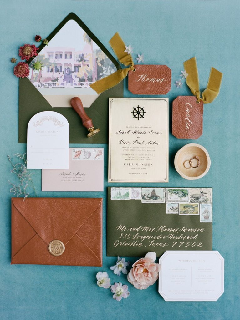 dreams and nostalgia nautical wedding invitation