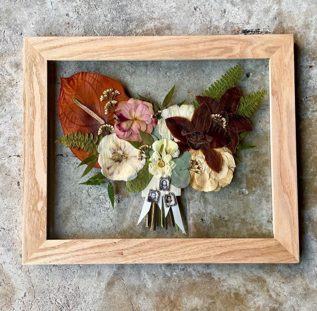 petal + press preserve bouquet