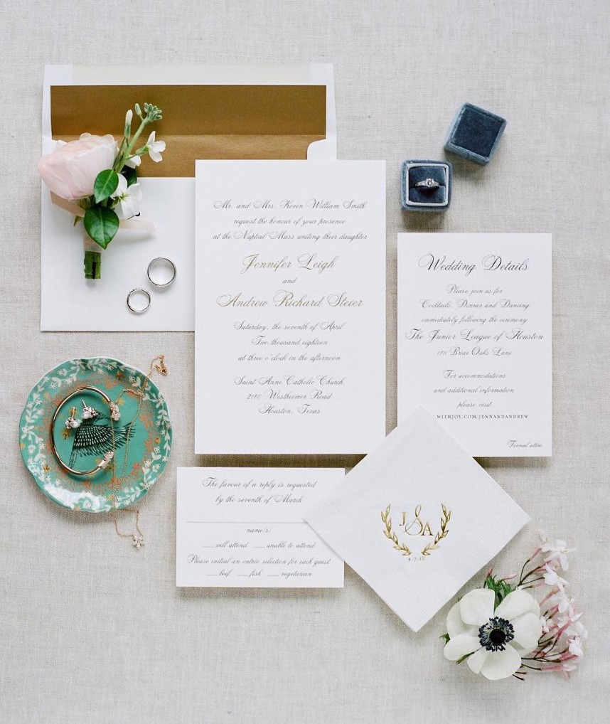 houston wedding invitation designers