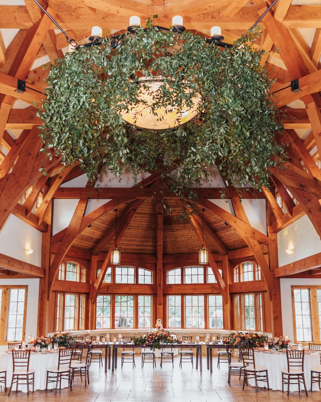 large-scale floral installation - Wild Bunches Floral