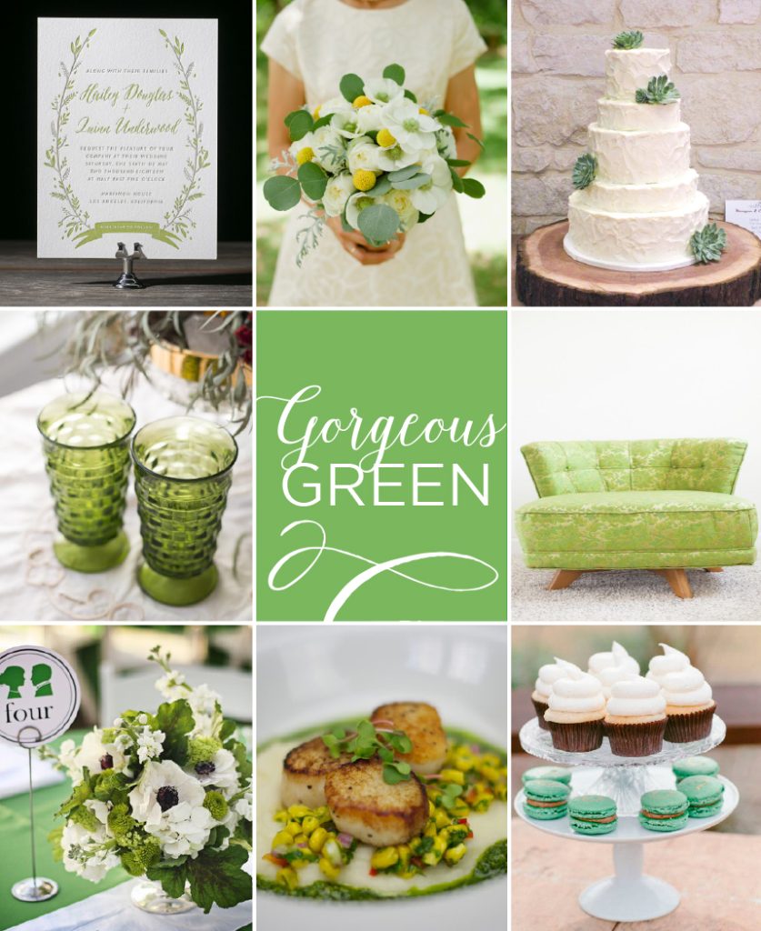 green wedding inspiration