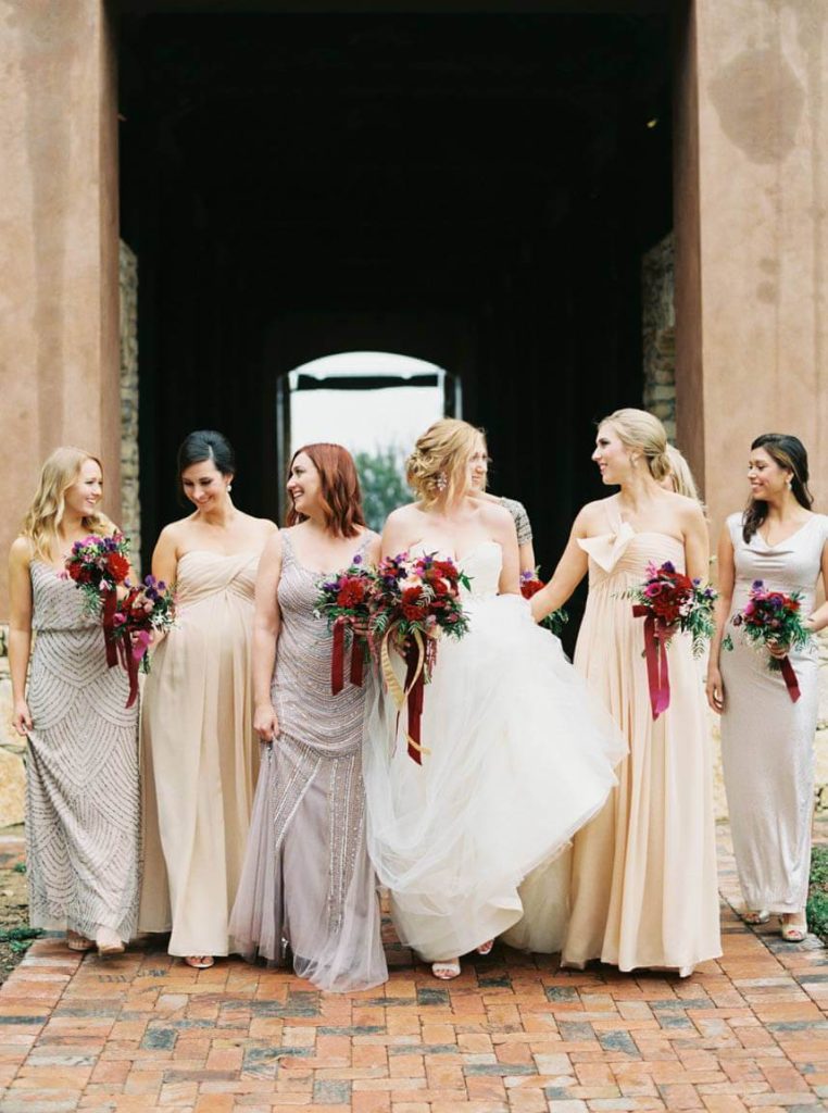 mix - romantic jewel toned austin wedding