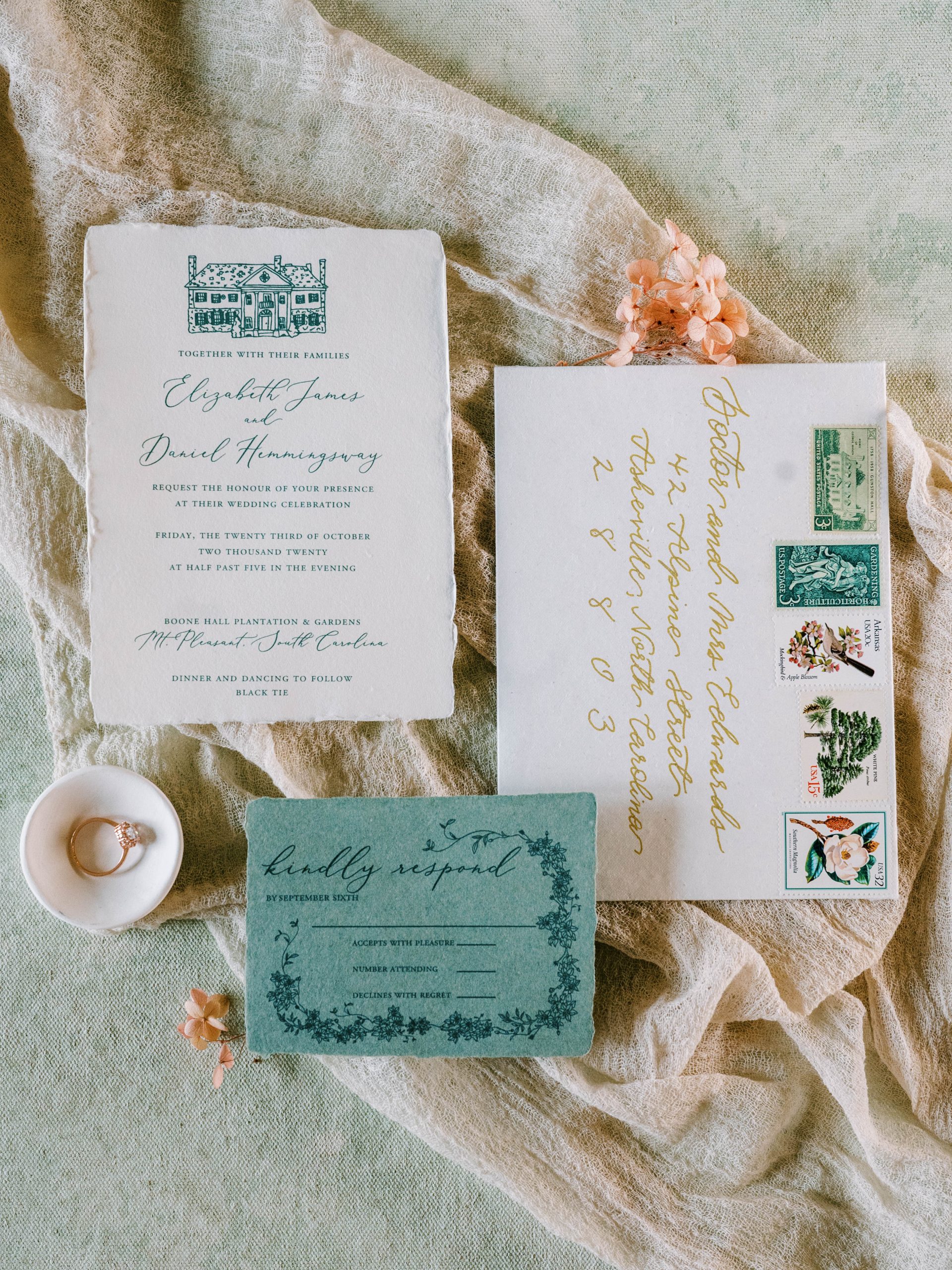 custom wedding invitation