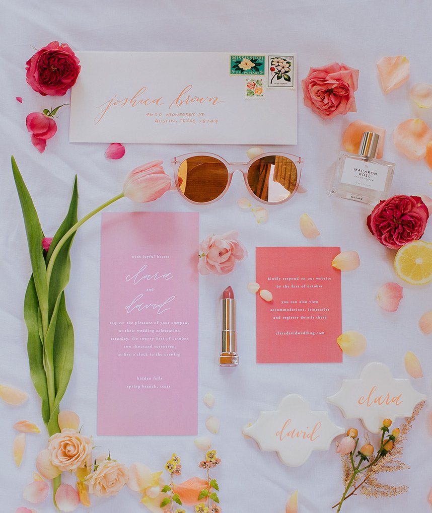 Meet the Mag Creatives: Austin Wedding Invitations