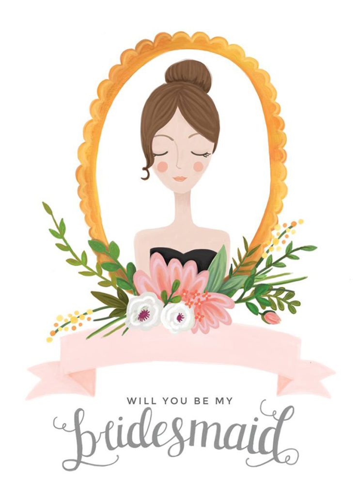 bridesmaid invitations