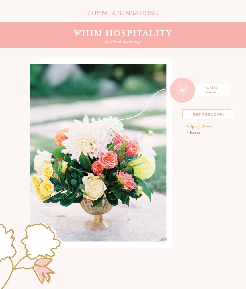 seasonal blooms, which wedding flowers for which season