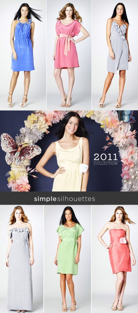 Simple Silhouettes at Bella Bridesmaid in Dallas