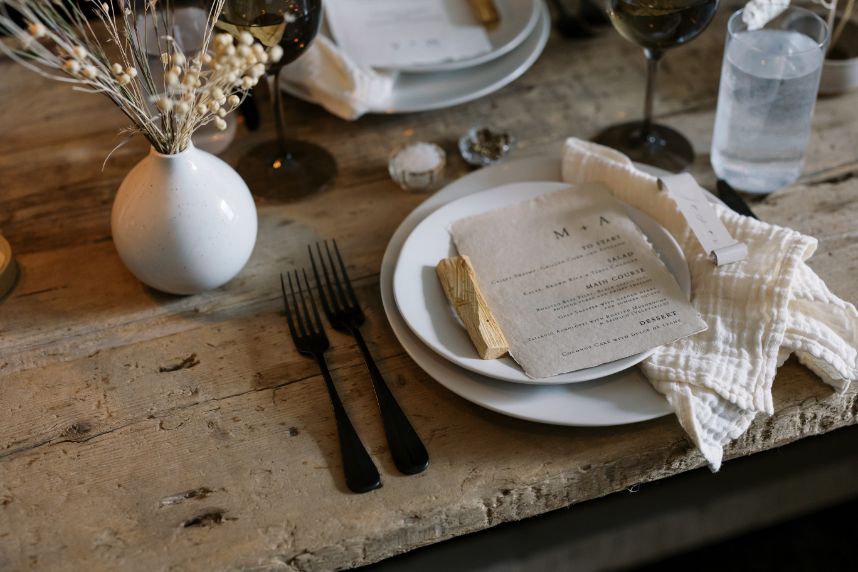 japandi place setting