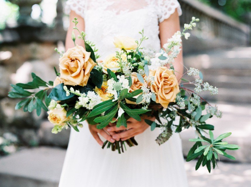 olive + belle events real wedding