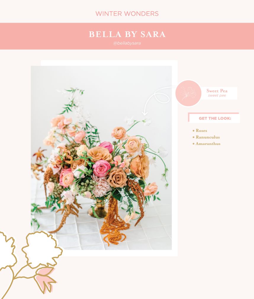 seasonal blooms, which wedding flowers for which season