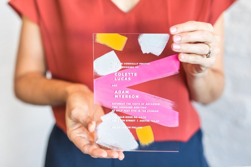 fine day press invitation spotlight