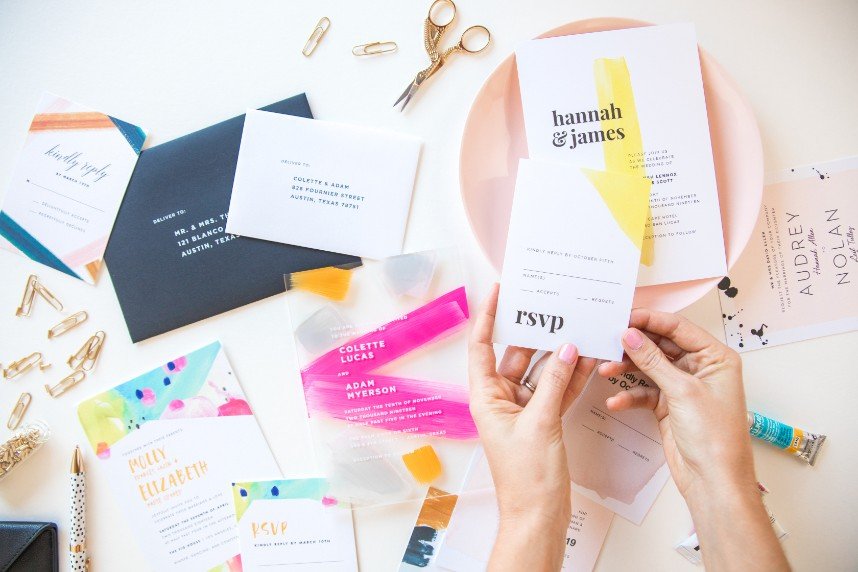 fine day press invitation spotlight