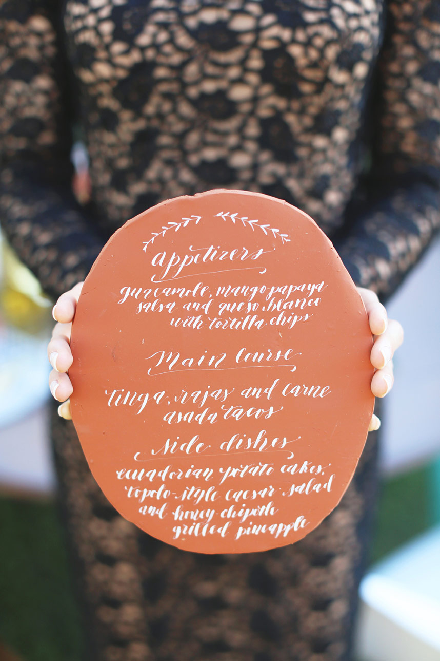 austin wedding calligraphy