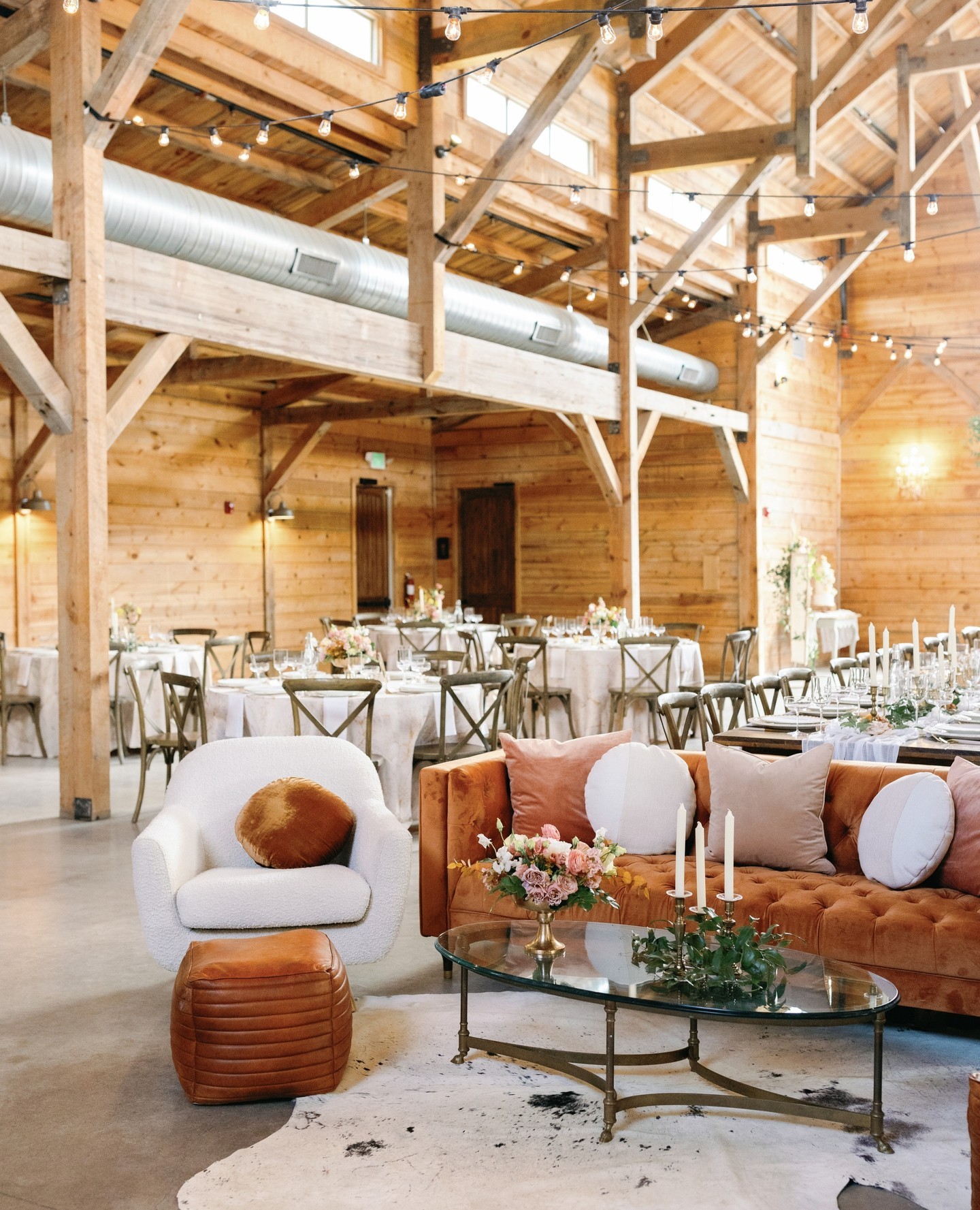 leather wedding lounge