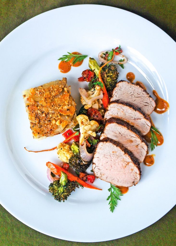 dishes from austin wedding caterers