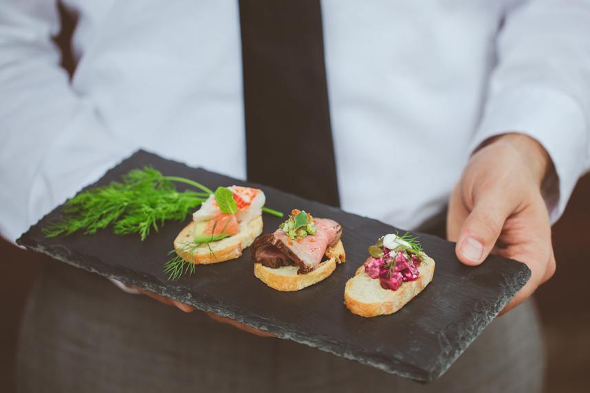 wedding cake and catering trends