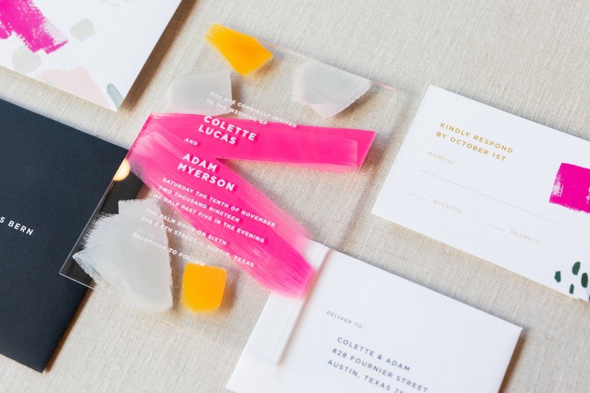 fine day press invitation spotlight