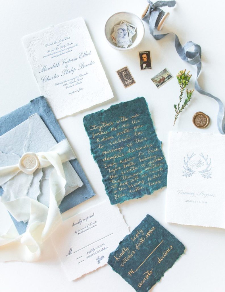 invitations from austin wedding invite designer grey meets gold